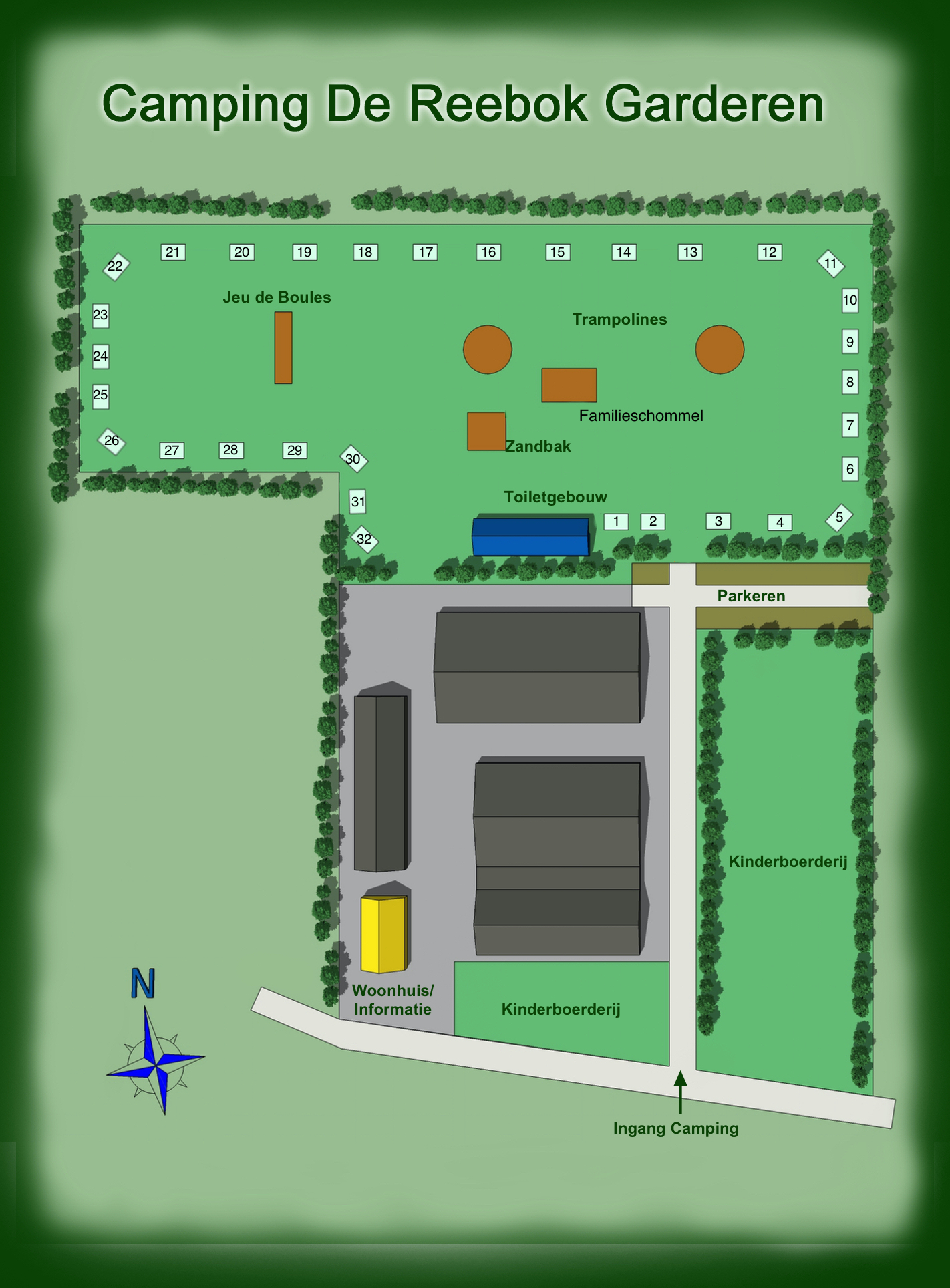 Giotto Dibondon maandelijks kiem Plattegrond